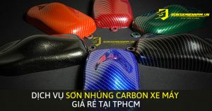 Dịch Vụ Sơn Nhúng Carbon Xe Máy Tại TPHCM - Sơn Xe Miền Nam