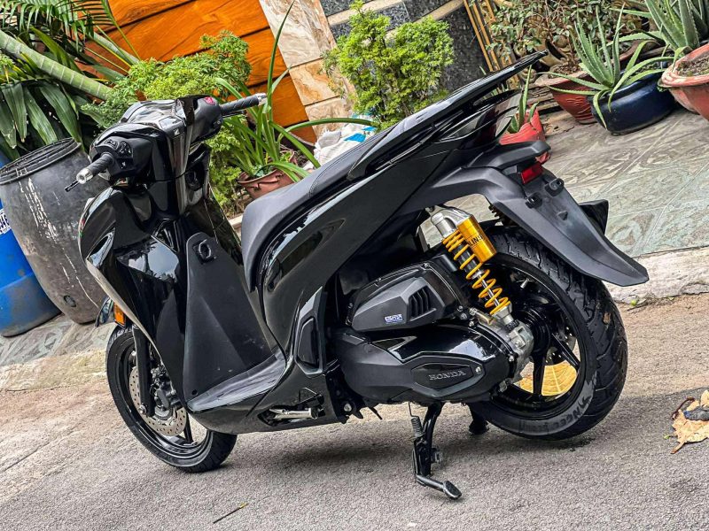 Sơn Xe Sh 350i Màu Đen Bóng Cực Đẹp